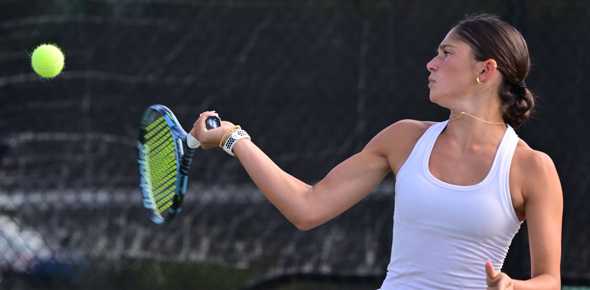 St. Joseph's standout Adelyn Gross takes aim on Class 3 girls singles state title